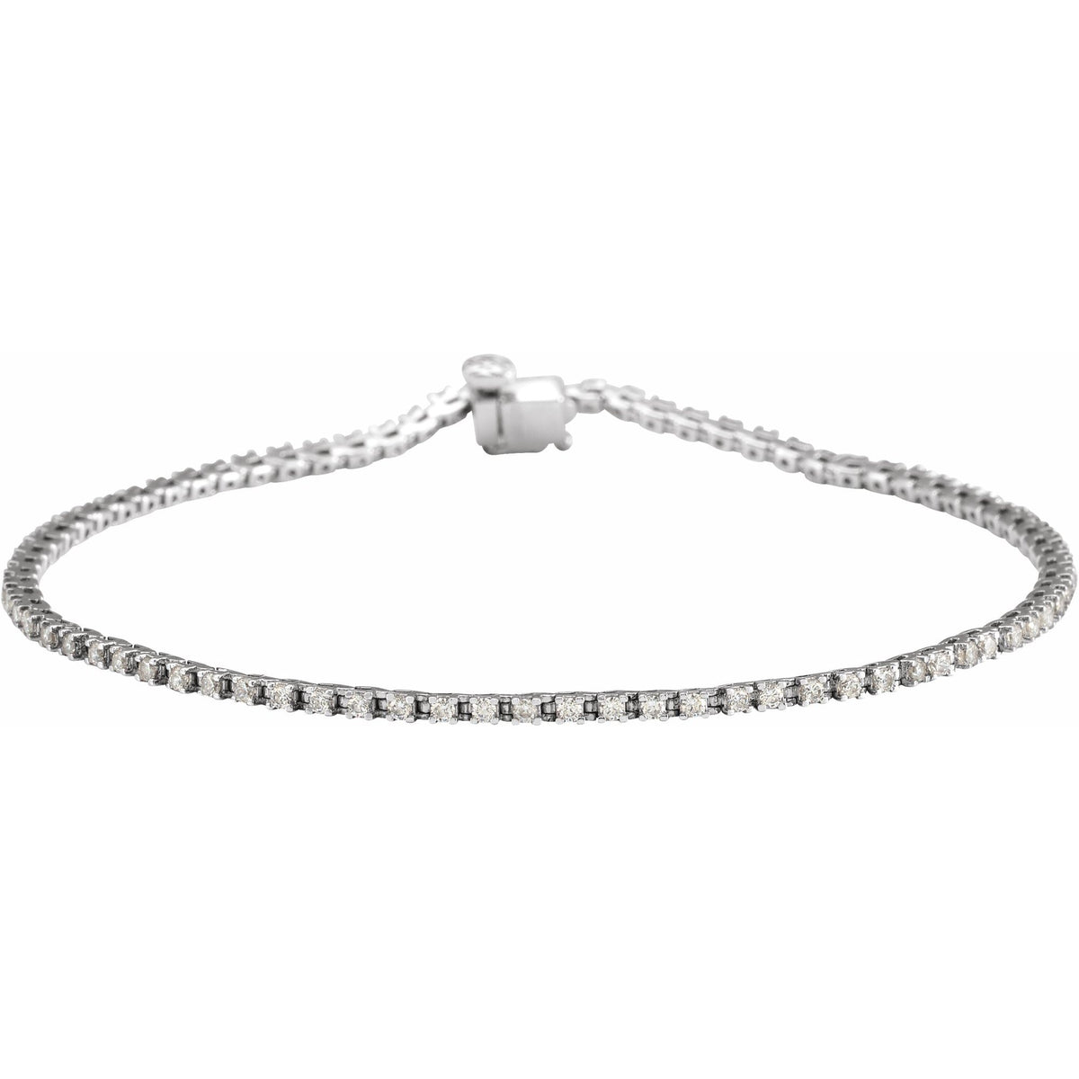 1 CTW Natural Diamond Line 7 1/4" Bracelet