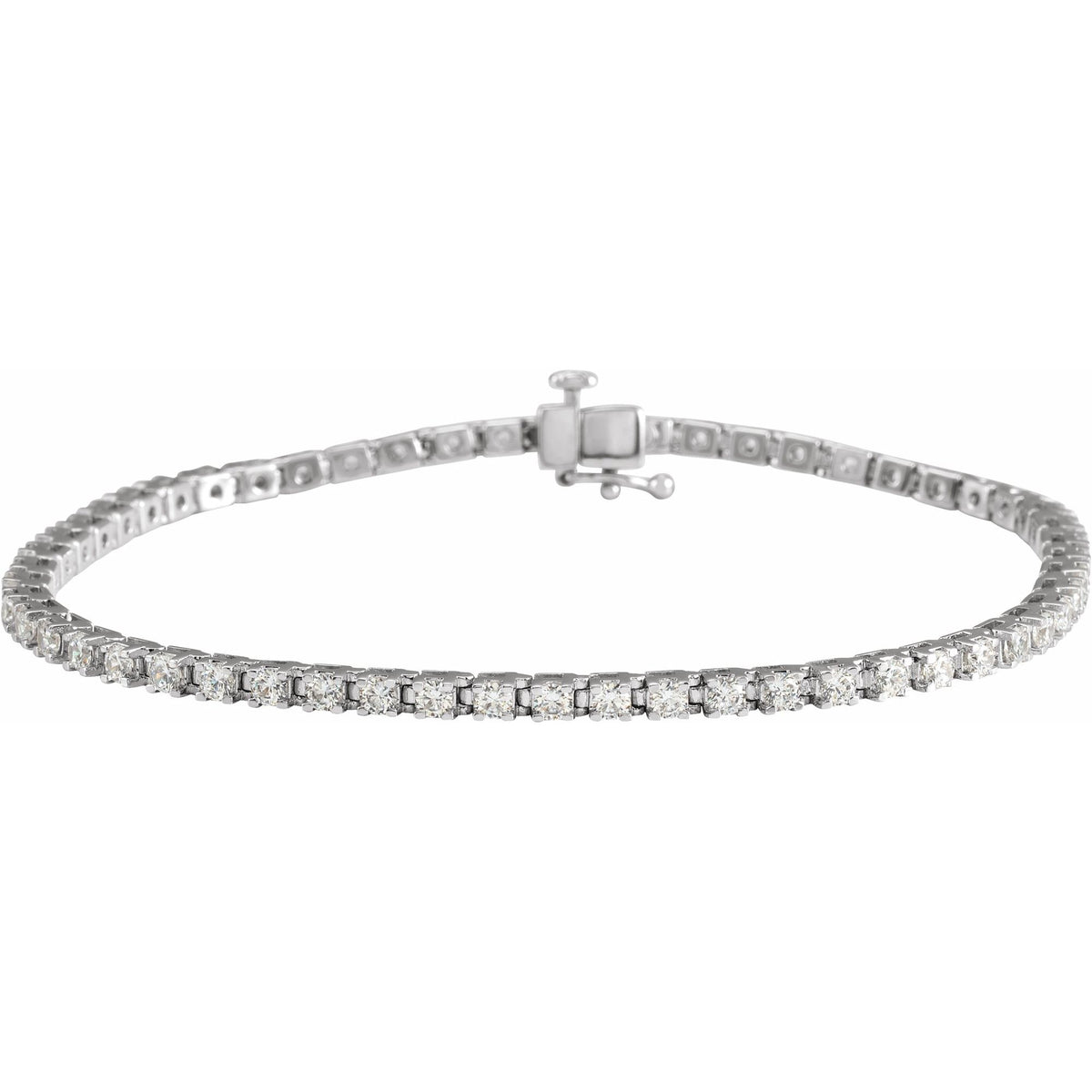 3 CTW Natural Diamond Line 7 1/4" Bracelet