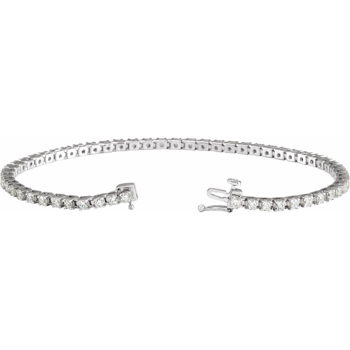 3 CTW Natural Diamond Line 7 1/4" Bracelet
