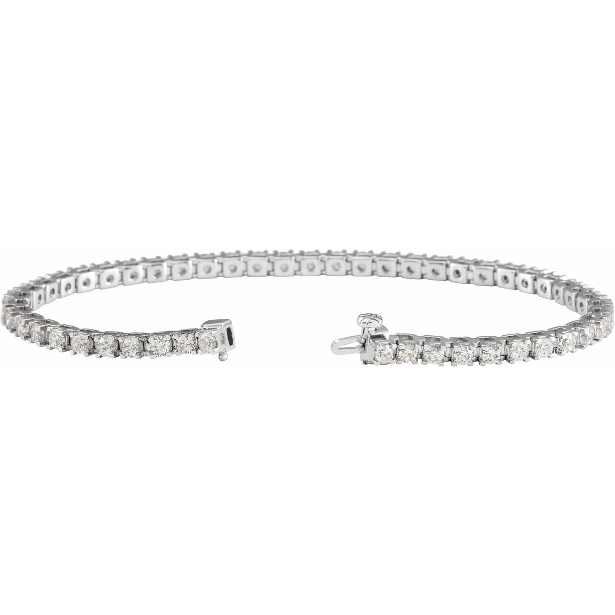 4 CTW Natural Diamond Line 7 1/4" Bracelet
