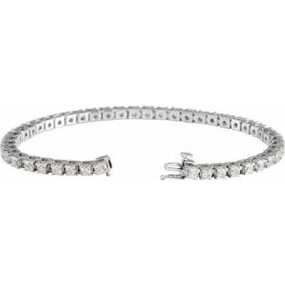 5 CTW Natural Diamond Line 7 1/4" Bracelet