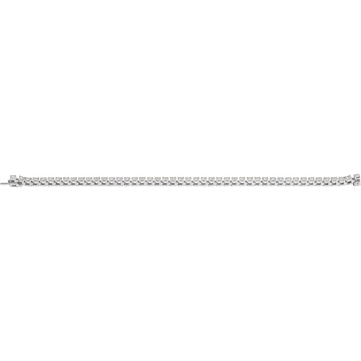 5 CTW Natural Diamond Line 7 1/4" Bracelet