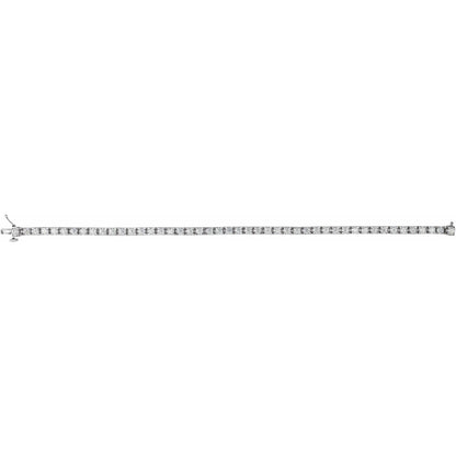 5 CTW Natural Diamond Line 7 1/4" Bracelet