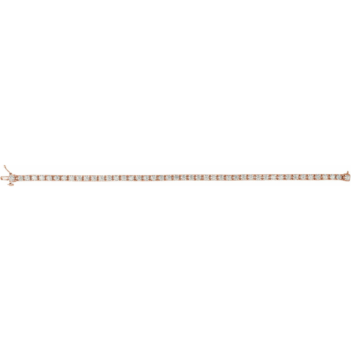 5 CTW Natural Diamond Line 7 1/4" Bracelet