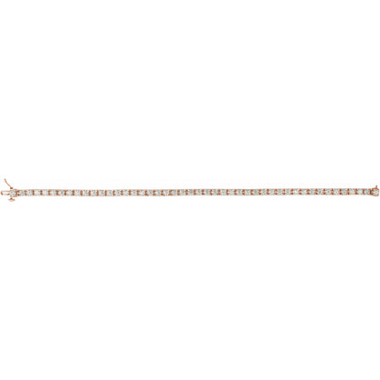 5 CTW Natural Diamond Line 7 1/4" Bracelet