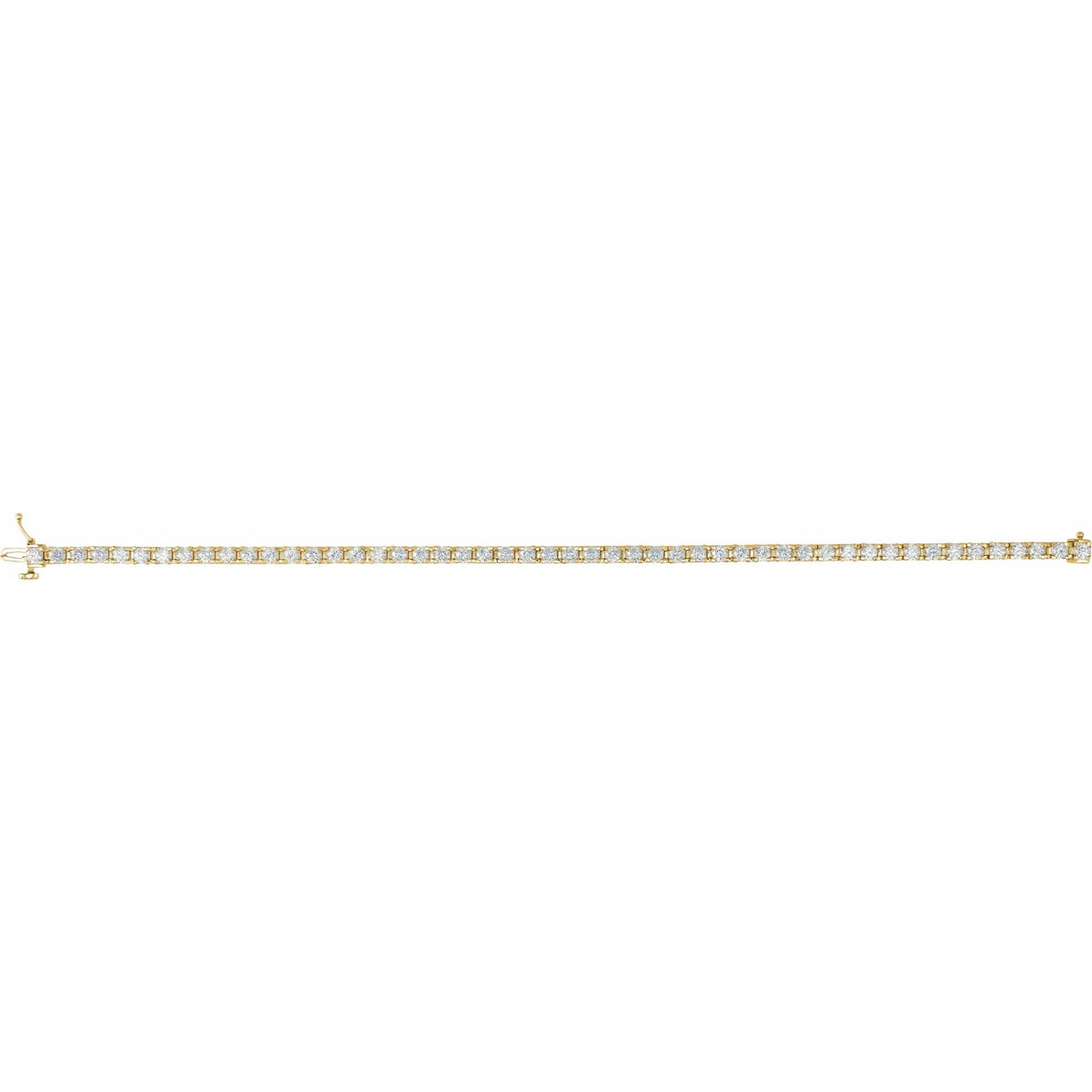 5 CTW Natural Diamond Line 7 1/4" Bracelet
