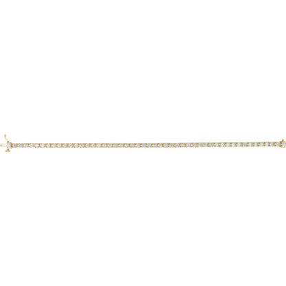 5 CTW Natural Diamond Line 7 1/4" Bracelet