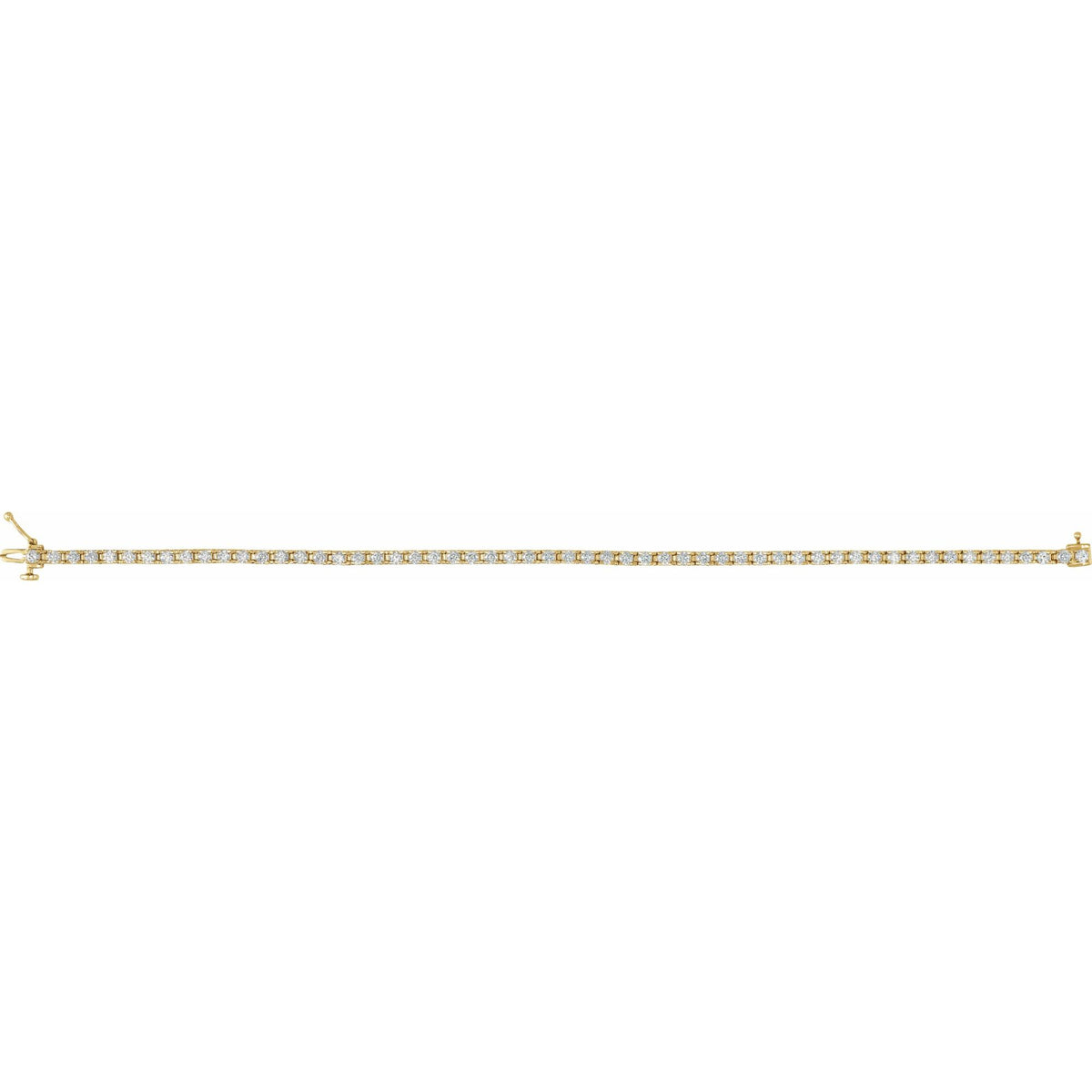 3 CTW Natural Diamond Line 7 1/4" Bracelet