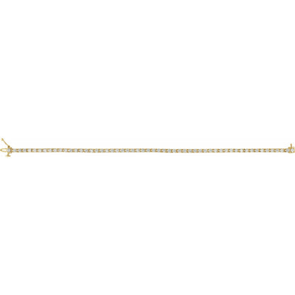 3 CTW Natural Diamond Line 7 1/4" Bracelet