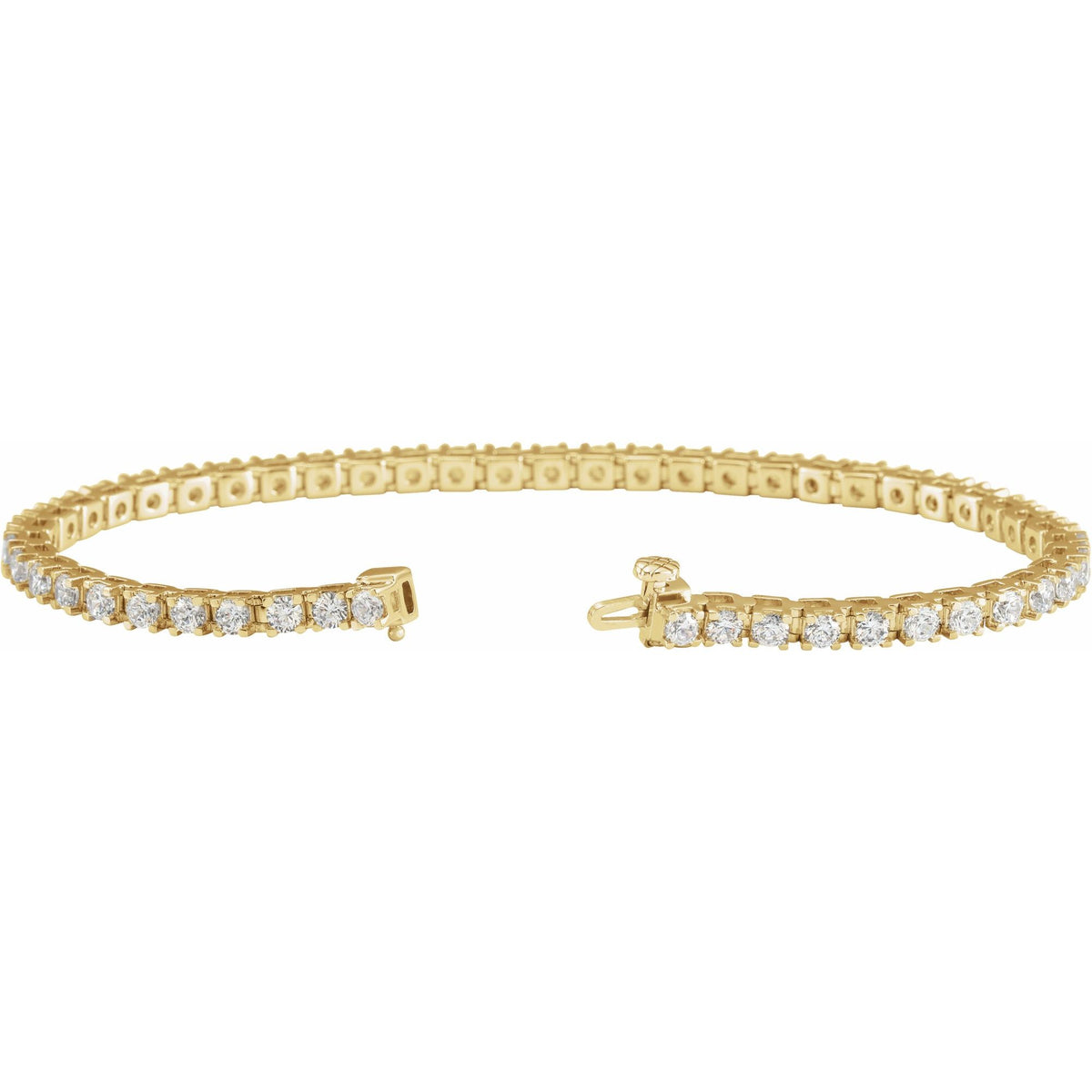 5 CTW Natural Diamond Line 7 1/4" Bracelet