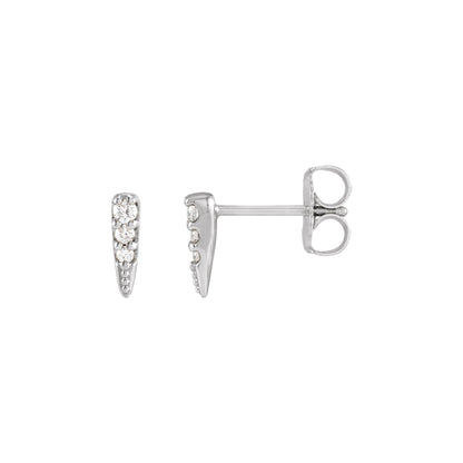 Natural Diamond Spike Earrings