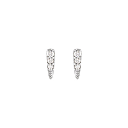 Natural Diamond Spike Earrings