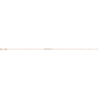 Natural Ethiopian Opal Bar 6 1/2-7 1/2" Bracelet