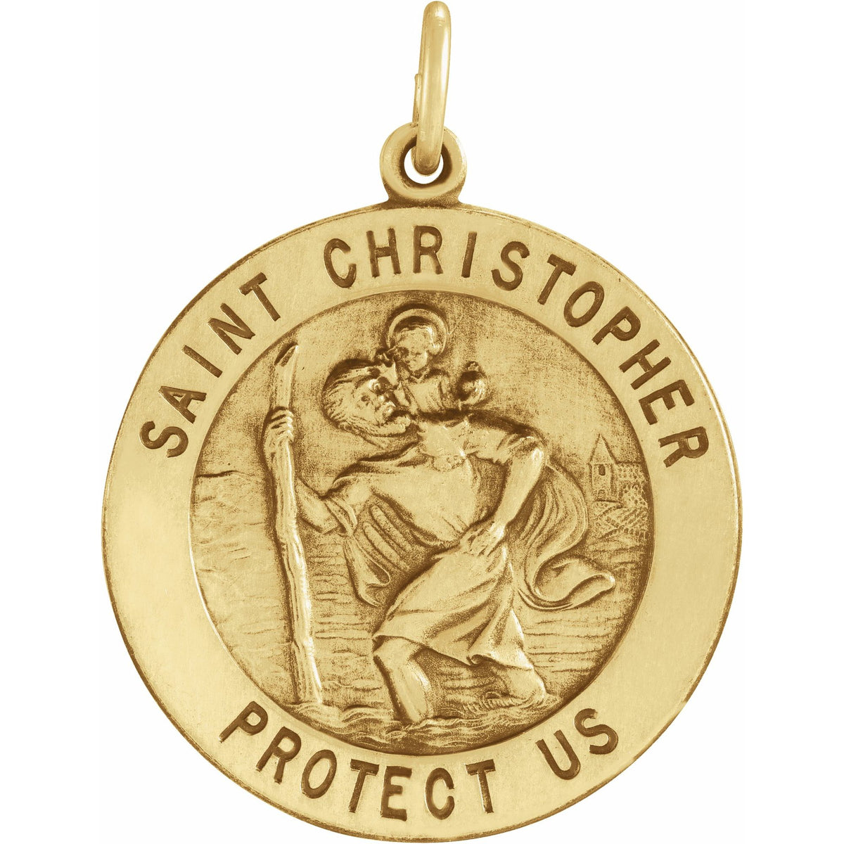 St. Christopher Medal Necklace or Pendant