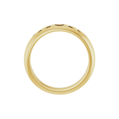.015 CTW Natural Diamond Moon Phase Ring