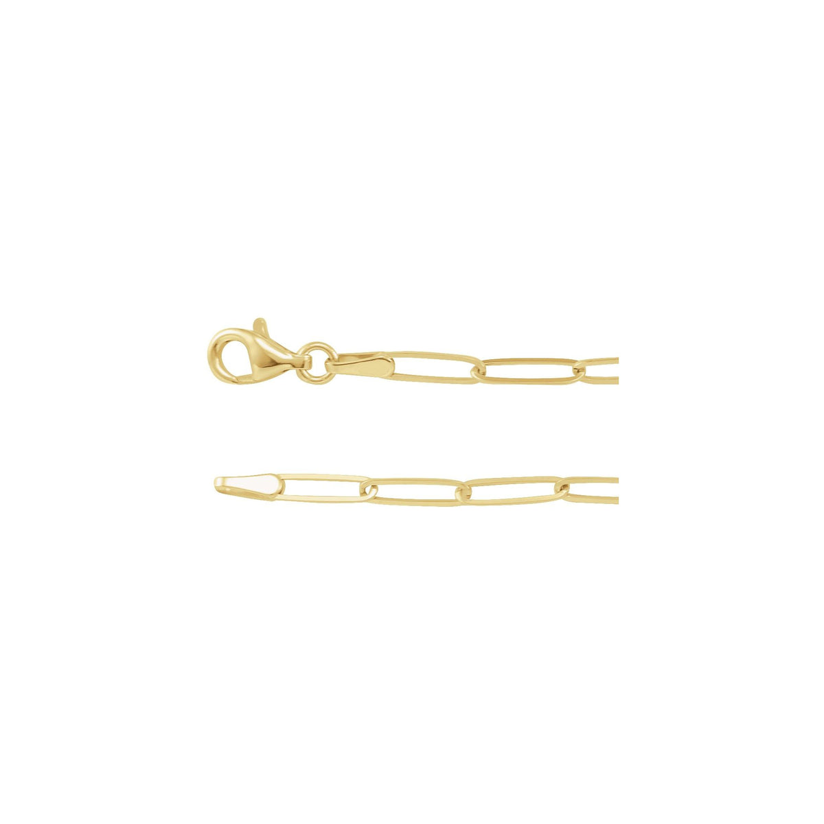 Paperclip-Style Chain 2.6mm