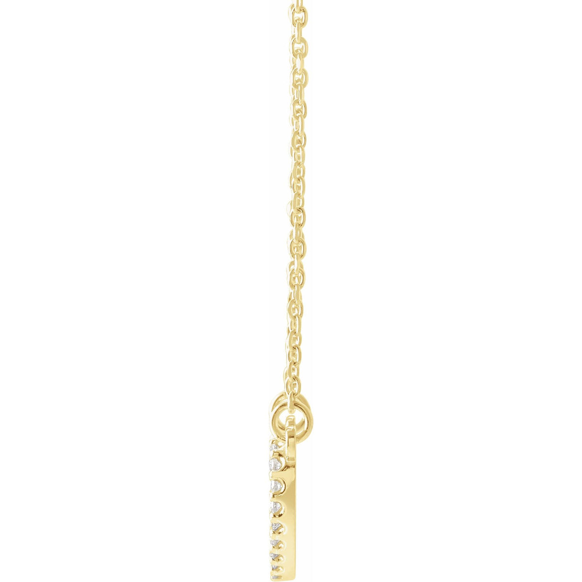 Natural Diamond Heart Necklace