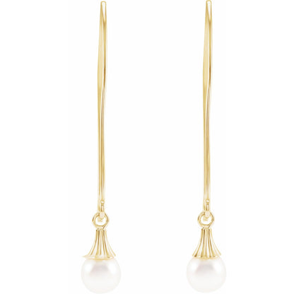 Cultured Akoya Pearl Earrings