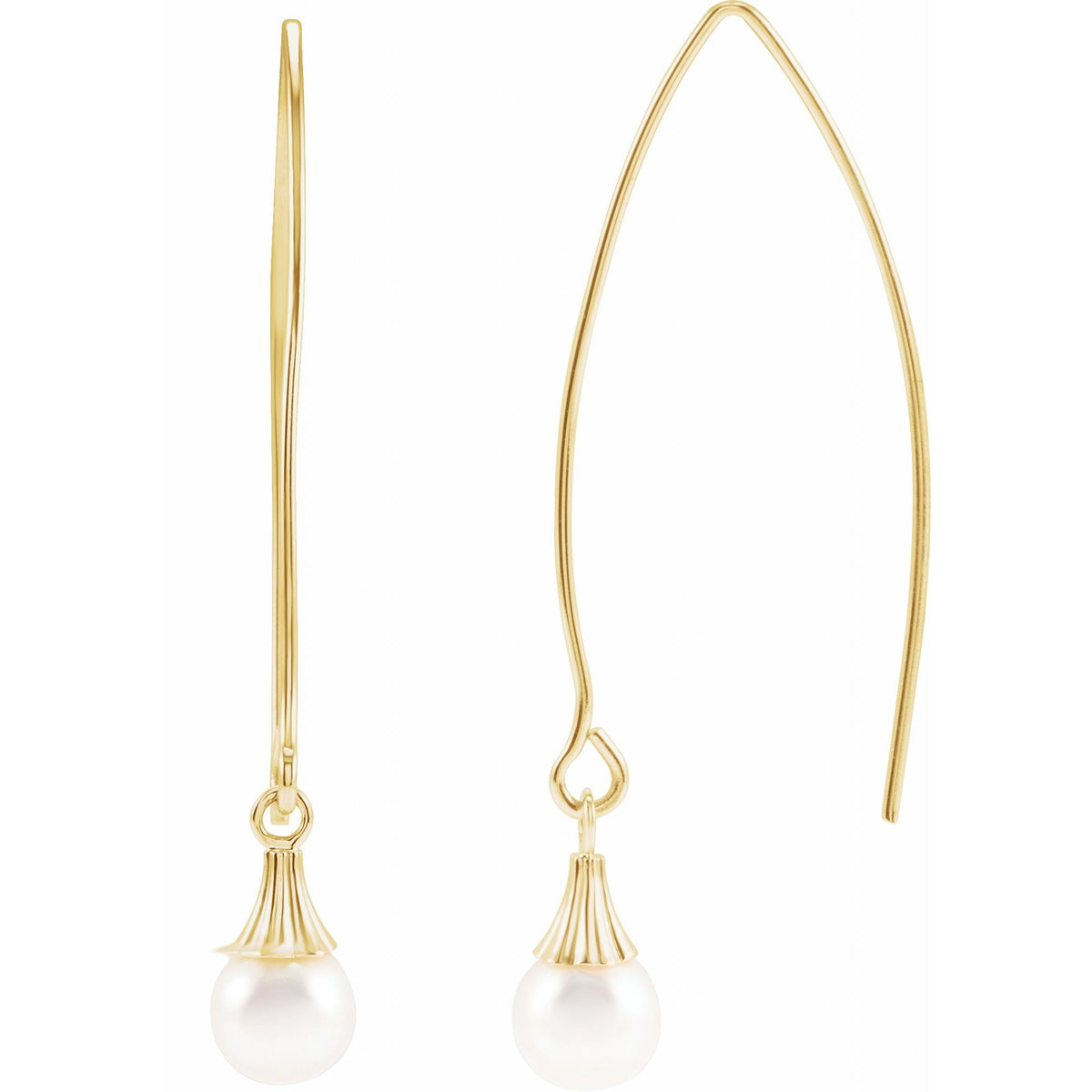 Cultured Akoya Pearl Earrings