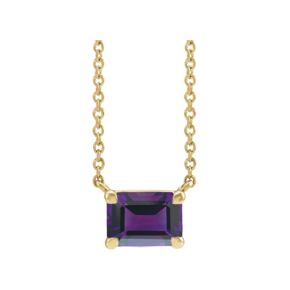 Natural Amethyst 18" Necklace