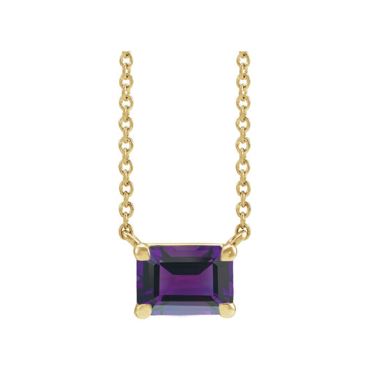 Natural Amethyst 18" Necklace