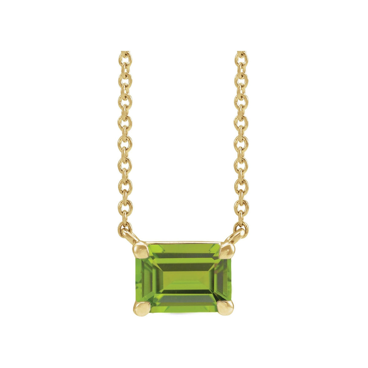 Natural Peridot 18" Necklace