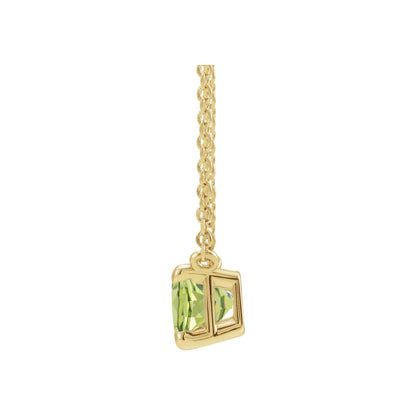 Natural Peridot 18" Necklace