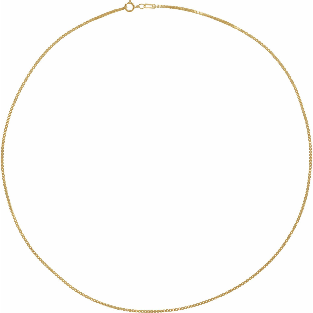 Diamond-Cut Box Chain 1.3mm