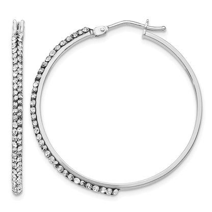 Crystal Hoop Earrings