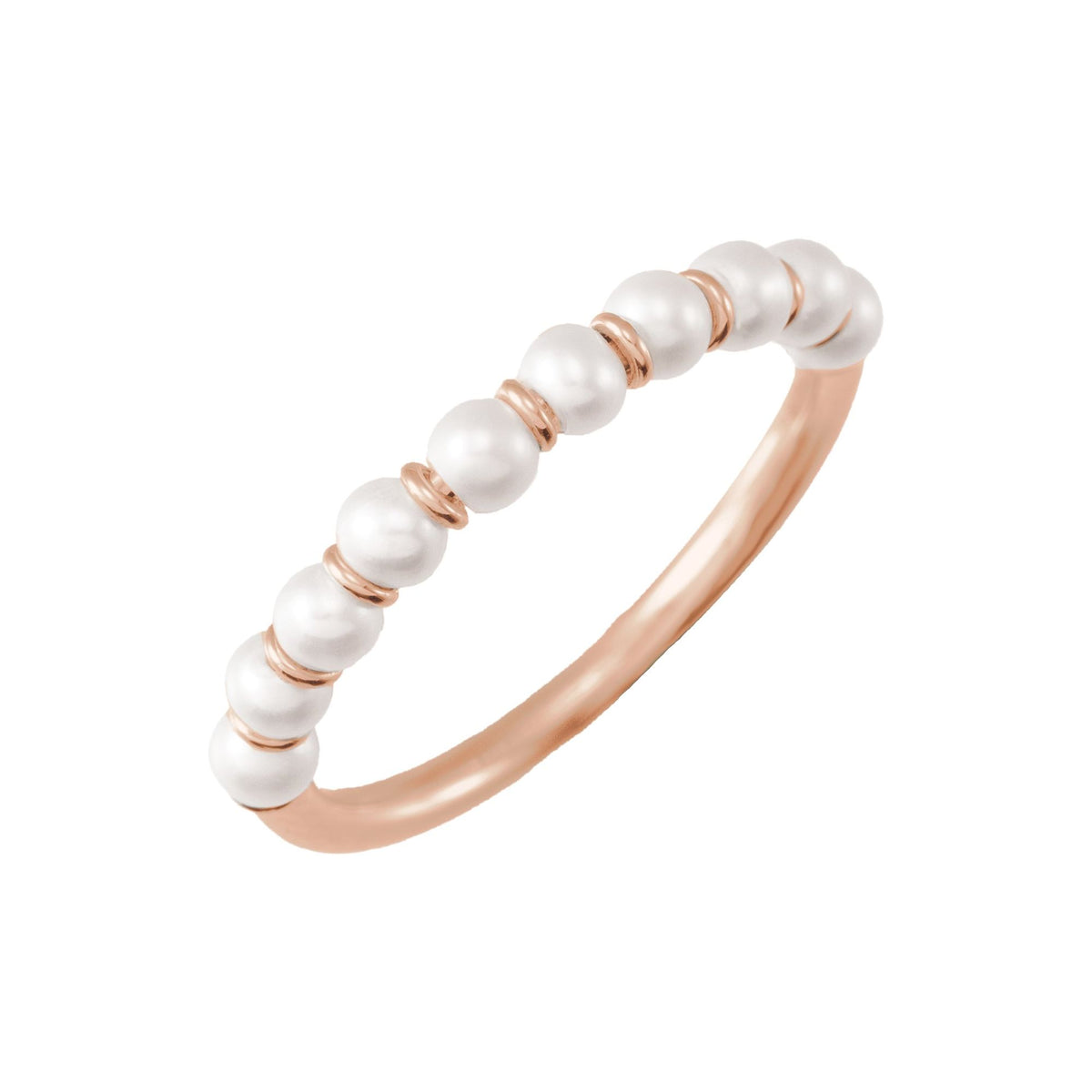 Cultured White Freshwater Pearl Ring 2