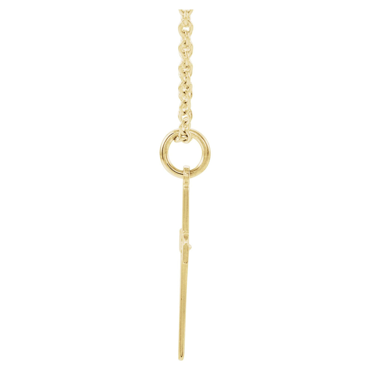 Natural Diamond Cross Necklace or Pendant