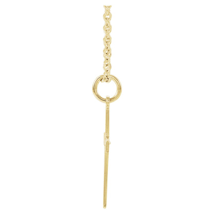 Natural Diamond Cross Necklace or Pendant