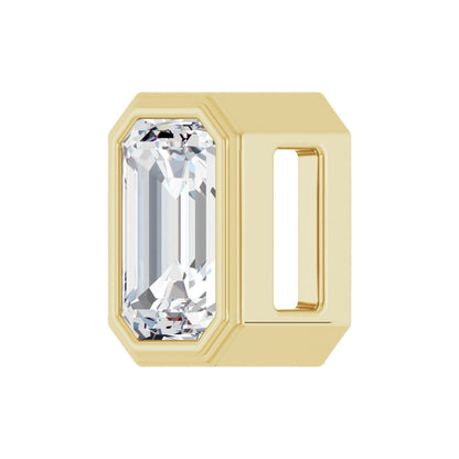 Natural Diamond Solitaire Slide Pendant