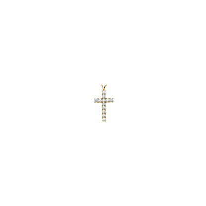 Natural Diamond Accented Cross Pendant