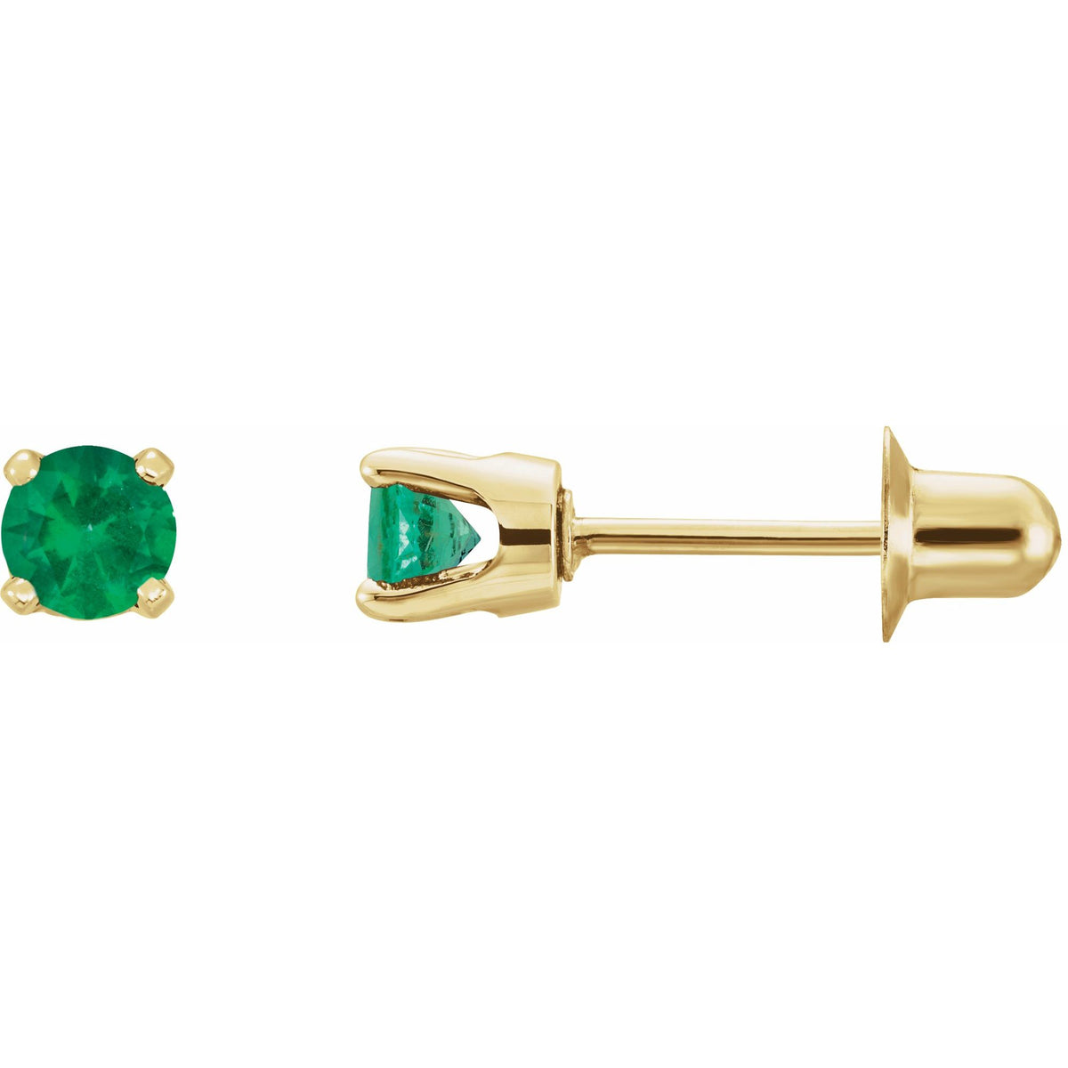Natural Emerald Earrings
