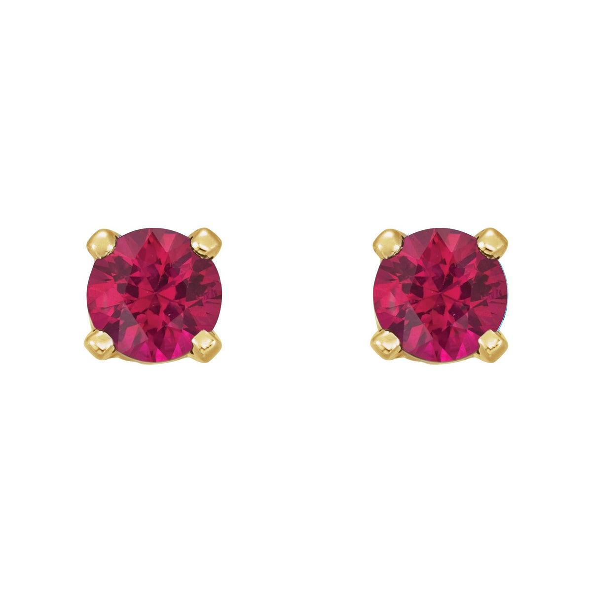 Natural Ruby Earrings