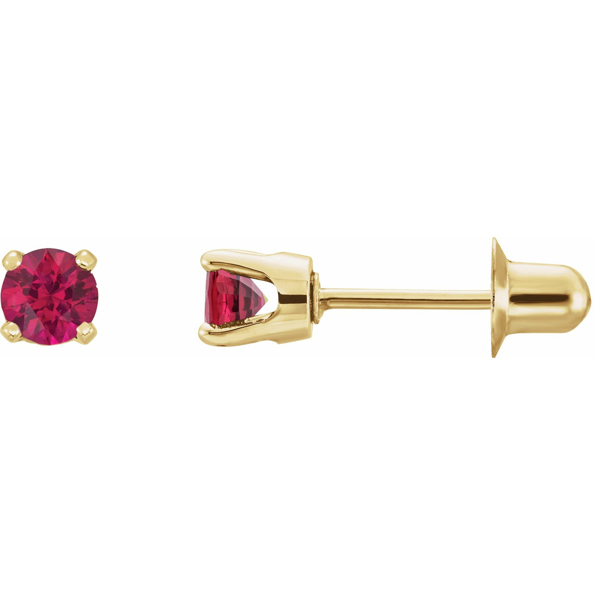 Natural Ruby Earrings