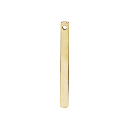 Engravable Four-Sided Bar Pendant