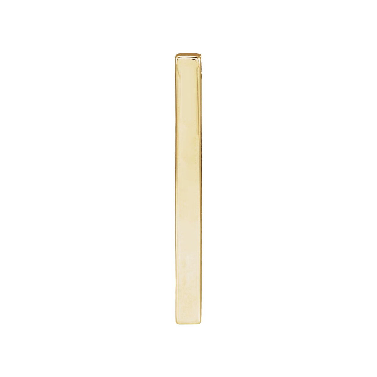 Engravable Four-Sided Bar Pendant