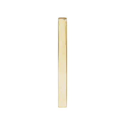 Engravable Four-Sided Bar Pendant