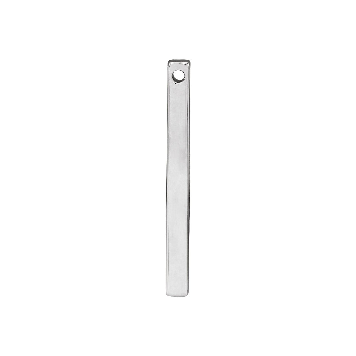 Engravable Four-Sided Bar Pendant