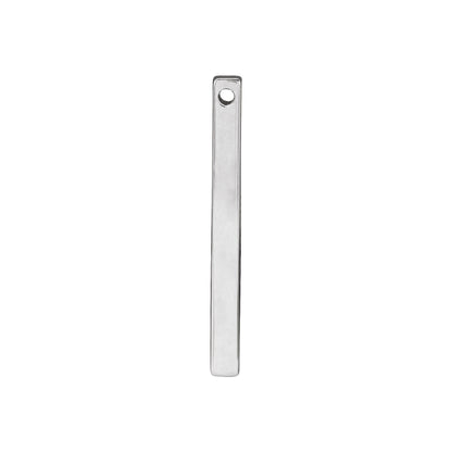Engravable Four-Sided Bar Pendant