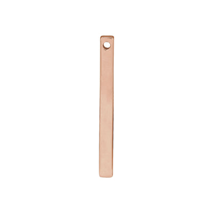 Engravable Four-Sided Bar Pendant