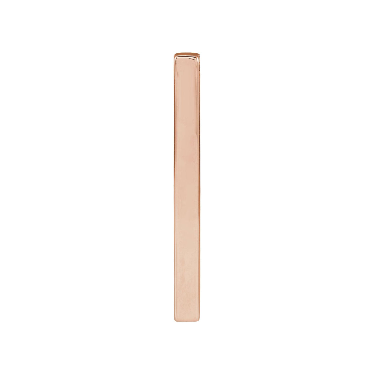 Engravable Four-Sided Bar Pendant