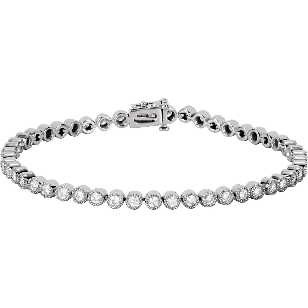 2 CTW Natural Diamond Line 7 1/4" Bracelet