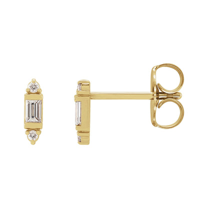 Natural Diamond Accented Earrings
