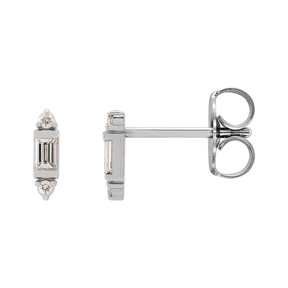 Natural Diamond Accented Earrings