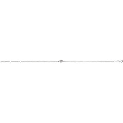 Natural Diamond Angel Wing Bracelet