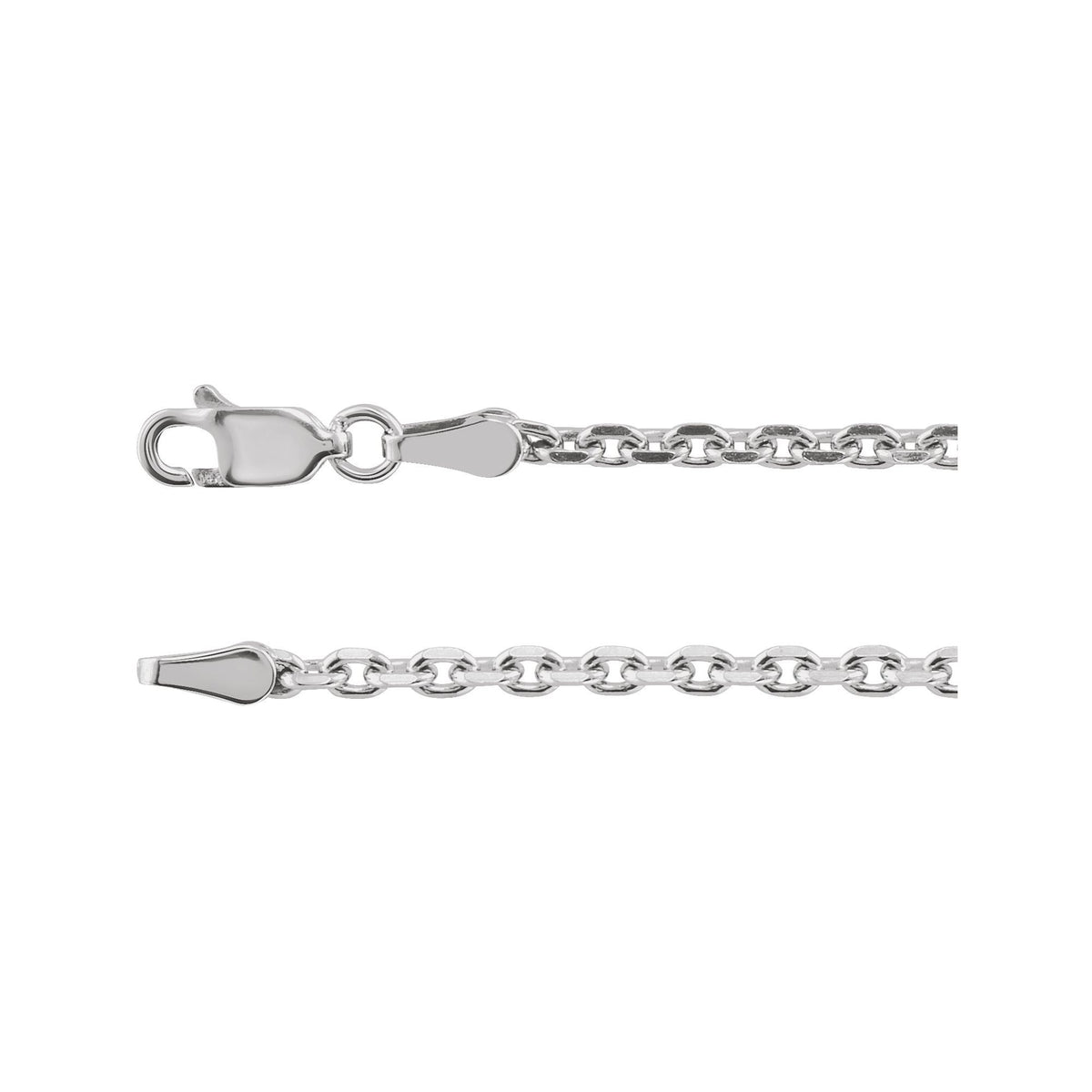 Diamond-Cut Cable Chain 2.5mm