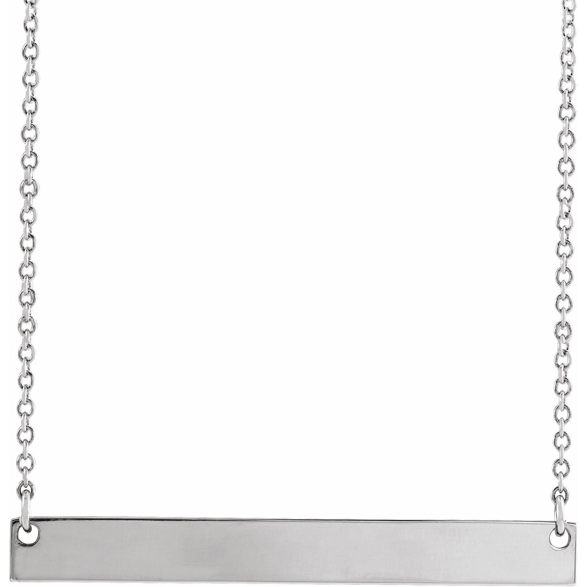 Engravable Bar 18" Necklace